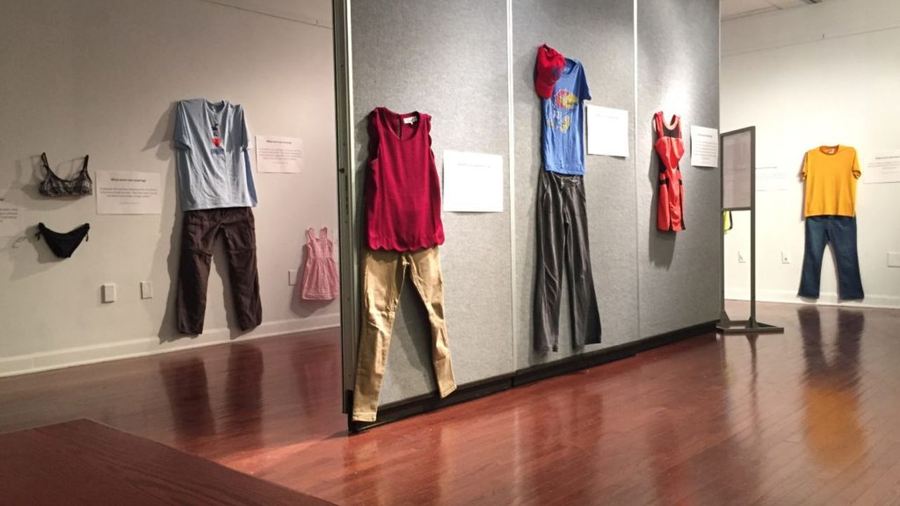 What Were You Wearing? Survivor Art Installation